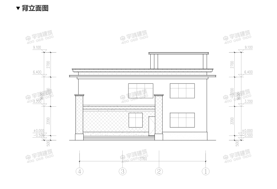 175平現(xiàn)代新農村復式小別墅設計圖