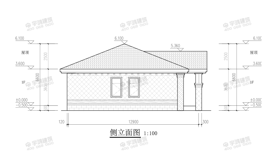 12萬精致農(nóng)村一層平房設(shè)計(jì)圖，簡(jiǎn)單時(shí)尚實(shí)用